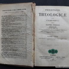 Libros antiguos: PRAELECTIONS THEOLOGICAE, HABEBAT, JOANNES PERRONE, 1887, EN LATIN. Lote 124843471