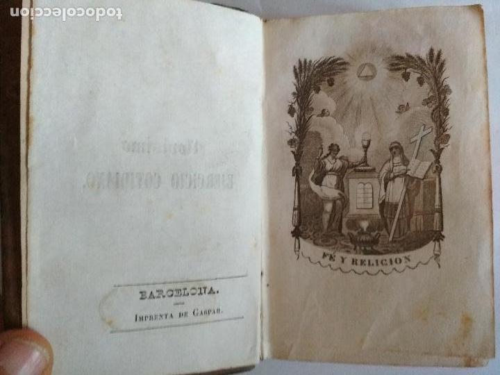 Libros antiguos: NOVISIMO EJERCICIO COTIDIANO, DEVOCIONARIO, A&Ntilde;O 1843 - Foto 1