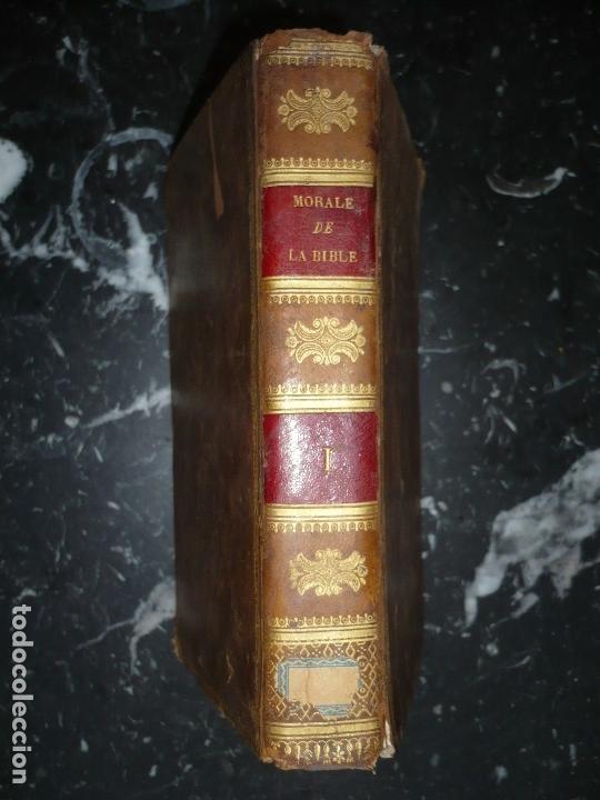 Livres anciens: MORALE DE LA BIBLE J.B.C.CHAUD 1817 PARIS TOME PREMIER