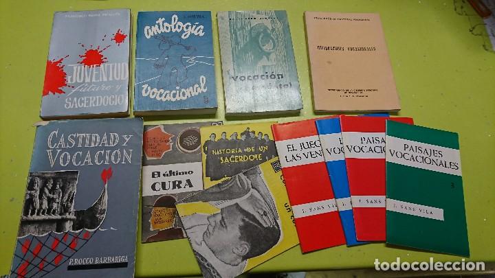 Old books: LOTE DE LIBROS SOBRE VOCACI&Oacute;N SACERDOTAL