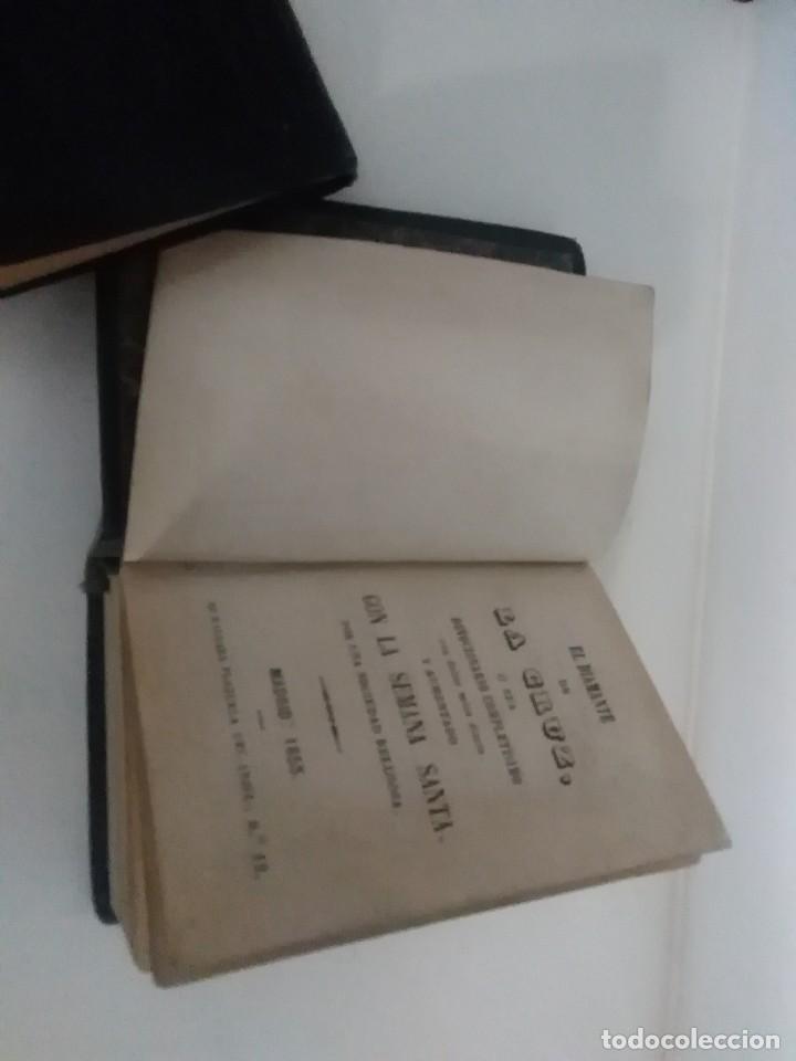 Libros antiguos: El diamante de la cruz devocionario completo Madrid 1853 con la semana santa. &