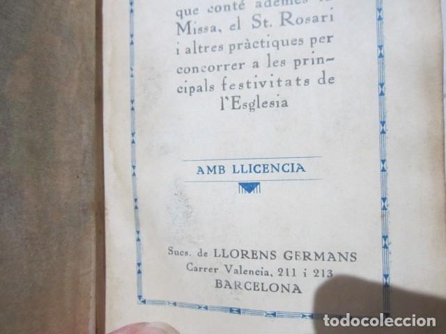 Libros antiguos: Librito religioso. Pomell Eucaristic. 7,5 x 12 cms. - Foto 6