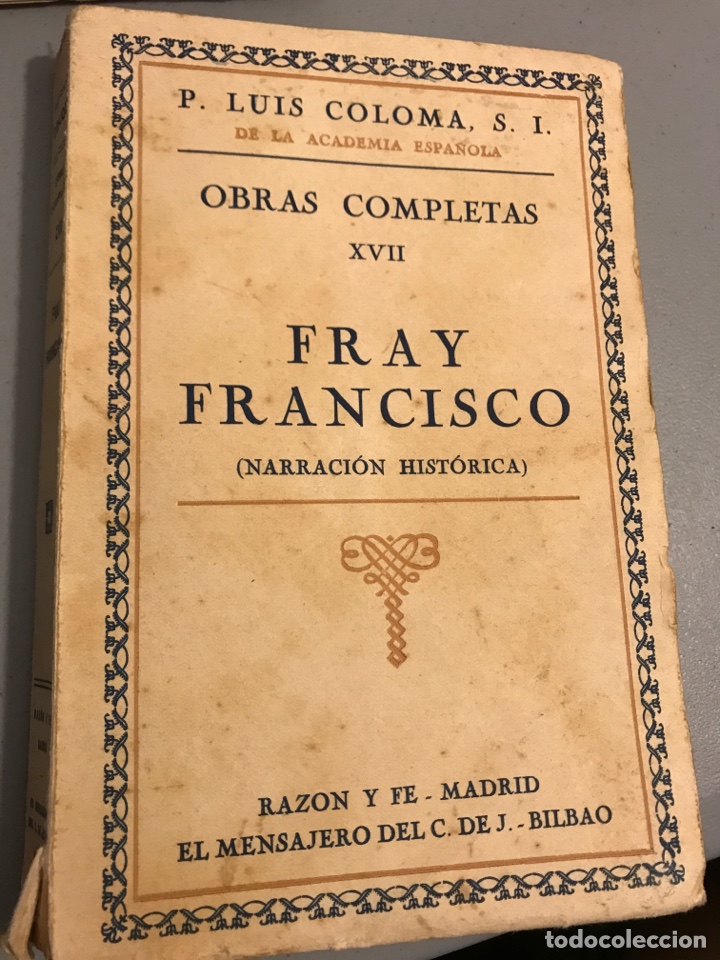 Libros antiguos: Fray Francisco - Foto 1