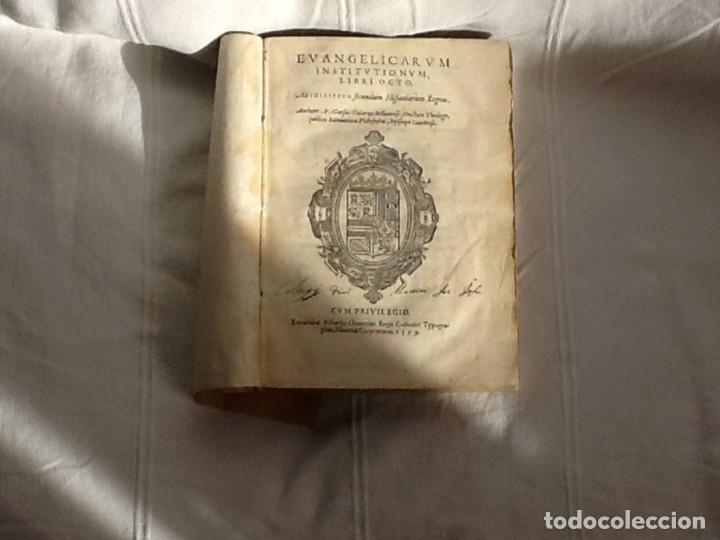 Libros antiguos: EVANGELICARUM INSTITUTIONUM LIBRI OCTO - Foto 1
