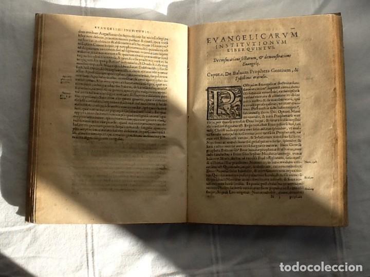 Libros antiguos: EVANGELICARUM INSTITUTIONUM LIBRI OCTO - Foto 3