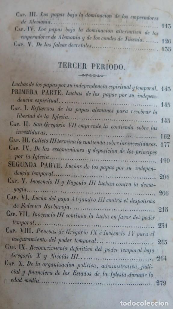Libros antiguos: 1865.- EL PODER TEMPORAL DE LOS PAPAS. TOMO I - Foto 3