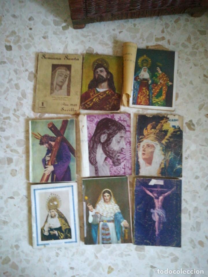 Libros antiguos: El correo de andalucia, programa de semana santa, 1942,43, 44, 46, 48, 49,51,53, 67