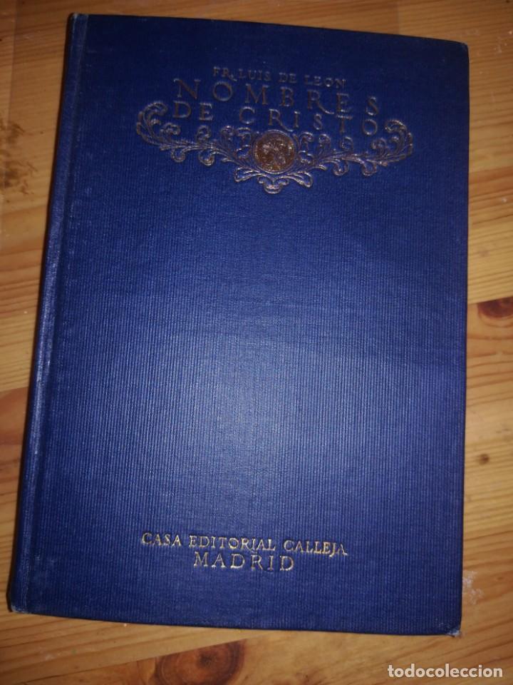Libros antiguos: De los nombres de cristo - Foto 1
