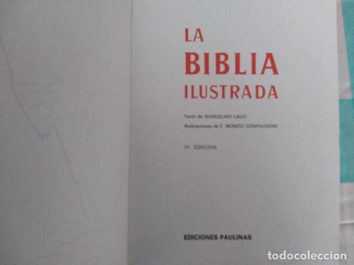 Libros antiguos: LA BIBLIA ILUSTRADA - Foto 3