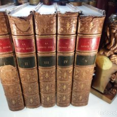 Libros antiguos: BELLÍSIMA SANTA BIBLIA EN 5 TOMOS - LEMAISTRE DE SACY - EXTRAORDINARIOS GRABADOS - 1857 - PARÍS -