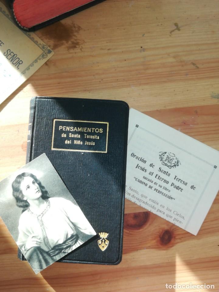 Libros antiguos: Pensamientos de santa teresita del ni&ntilde;o jesus