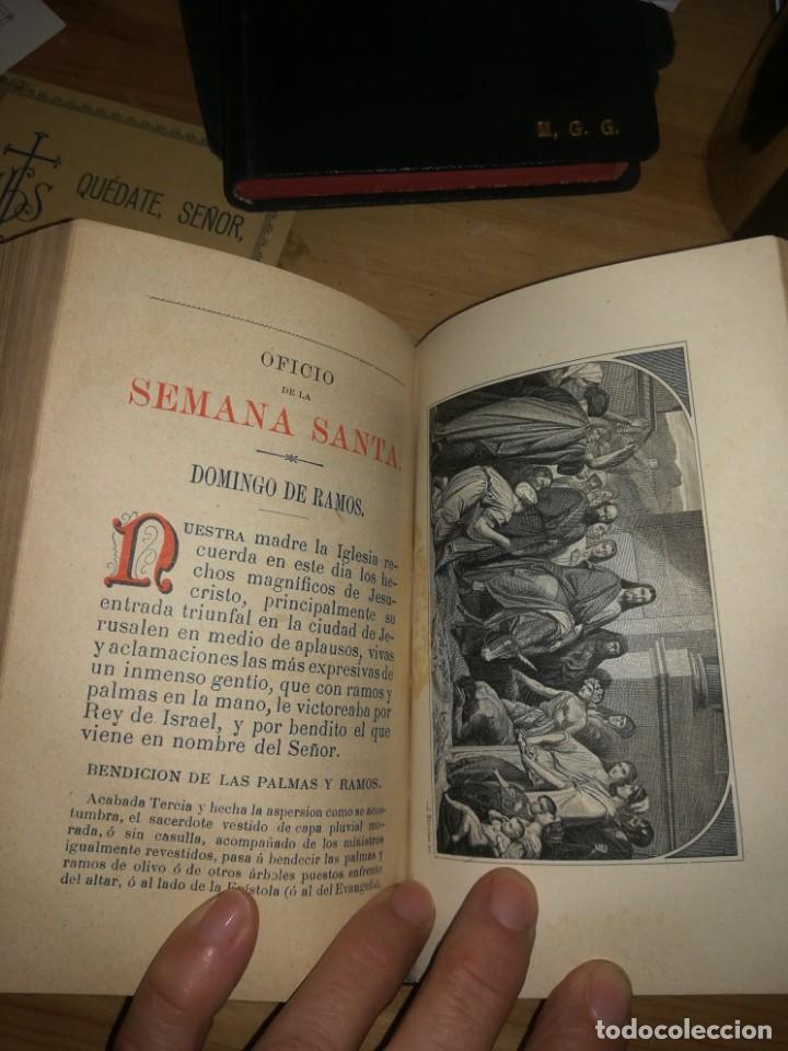 Libros antiguos: Eucologio romano 1877 - Foto 4