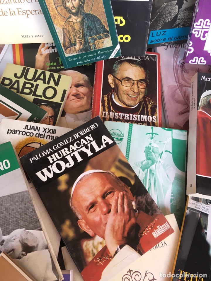 Libros antiguos: 10 LIBROS DE HISTORIA DE PAPAS - Foto 1