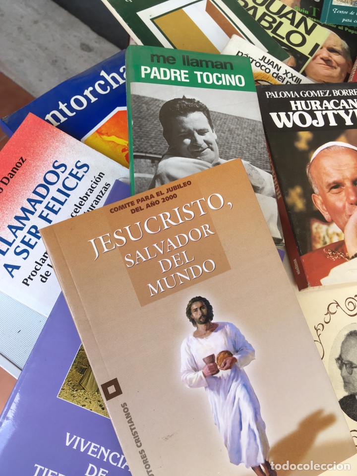 Libros antiguos: 10 LIBROS DE HISTORIA DE PAPAS - Foto 2