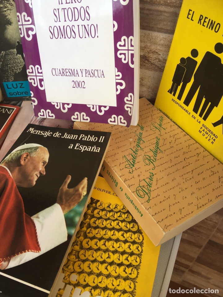 Libros antiguos: 10 LIBROS DE HISTORIA DE PAPAS - Foto 4