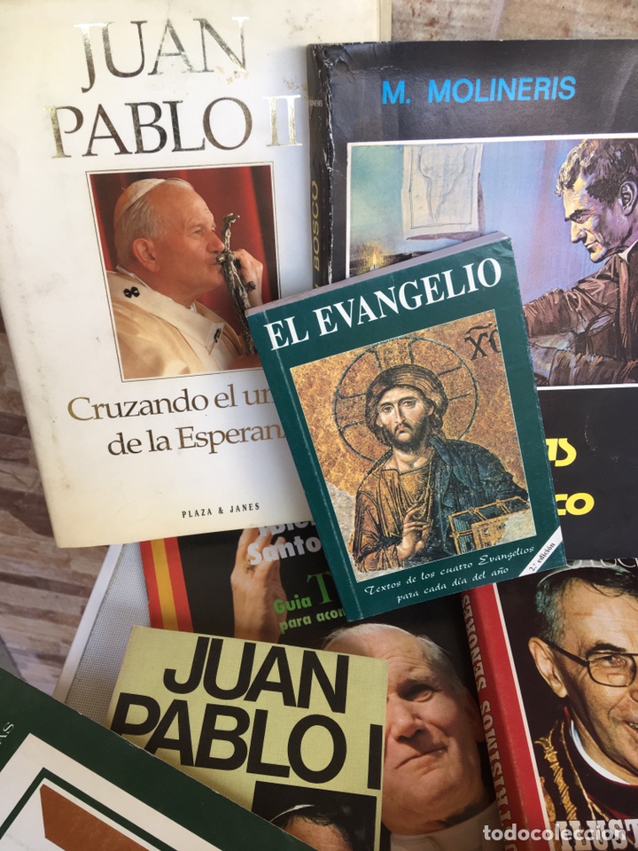 Libros antiguos: 10 LIBROS DE HISTORIA DE PAPAS - Foto 6