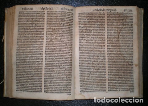 Libros antiguos: SANT HIERONYMO (SAN JERONIMO): EPISTOLAS. 1554 - Foto 4