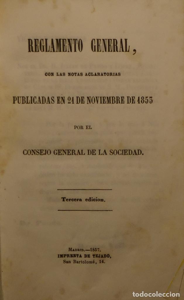 Old books: REGLAMENTO GENERAL DE LA SOCIEDAD DE SAN VICENTE DE PAUL, CON LAS NOTAS ACLARATORIAS PUBLICADAS...