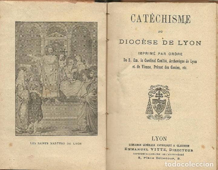 Libros antiguos: CATECHISME DU DIOCESE DE LYON - 1899 - Foto 1