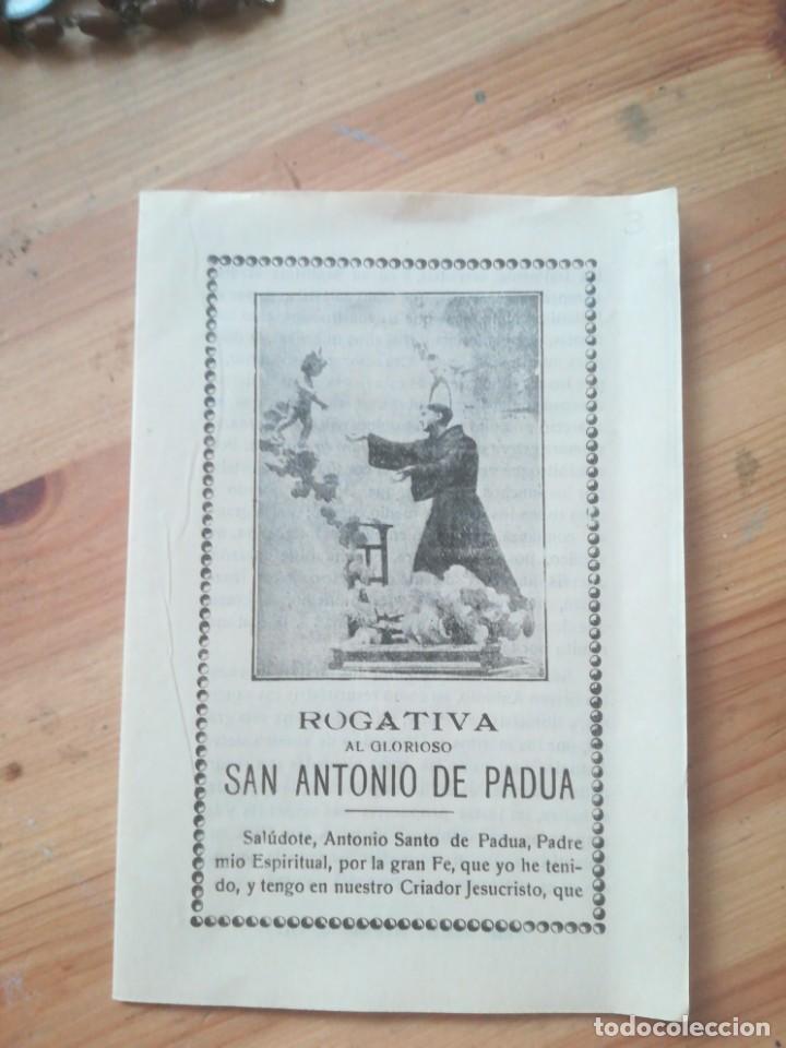 Libros antiguos: Rogativa al glorioso san antonio de padua