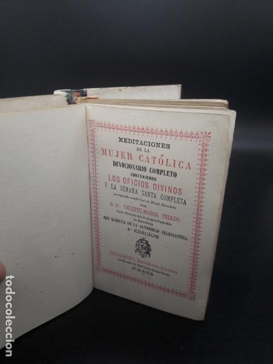 Libros antiguos: Devocionario siglo XIX - Foto 8