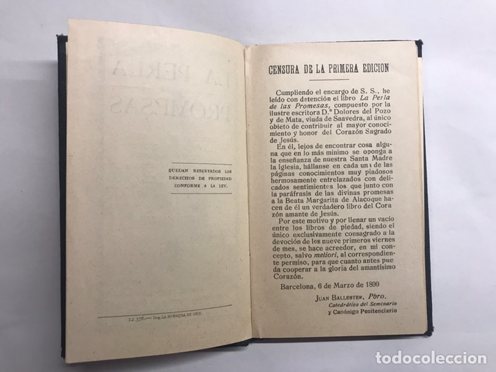 Libros antiguos: LA PERLA DE LAS PROMESAS, (a.1931) - Foto 4