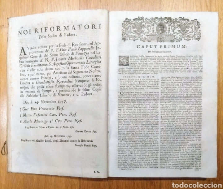 Libros antiguos: Libro 1758. Joannis Michaelis Cavalieri Bergomatis. - Foto 5