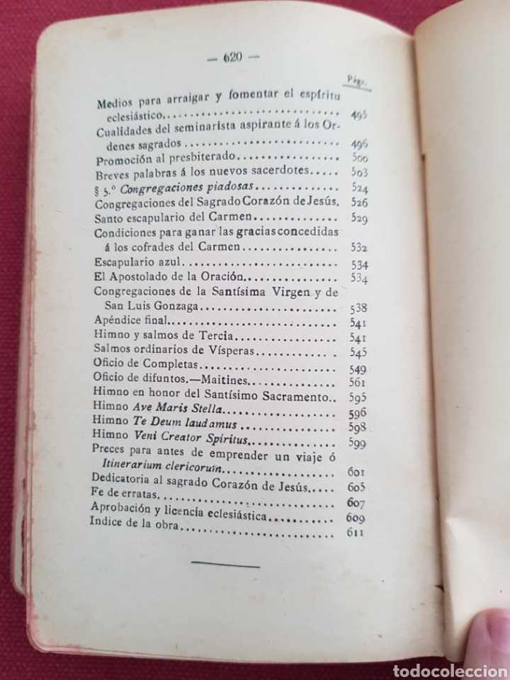 Libros antiguos: Curso espiritual del seminarista - Foto 5