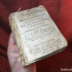 Libros antiguos: DE EL BIEN DEL MATRIMONIO, DE LA VIUDEZ, DE LA ORACIÓN Y PACIENCIA. - SAN AGUSTÍN 1752. Lote 150014858