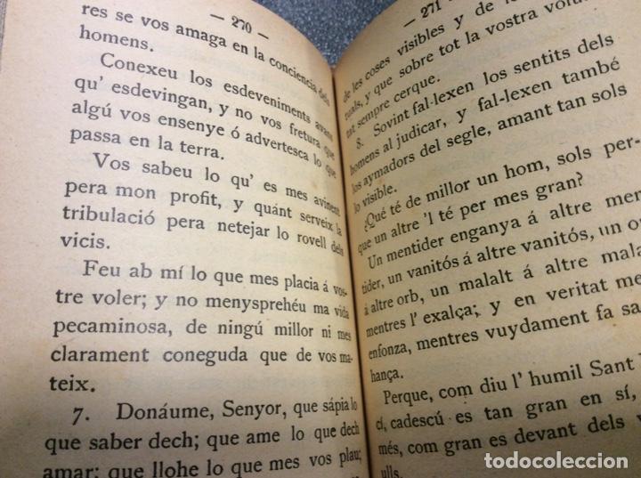 Libros antiguos: Tractat de la imitacio de christ. 1894. - Foto 3