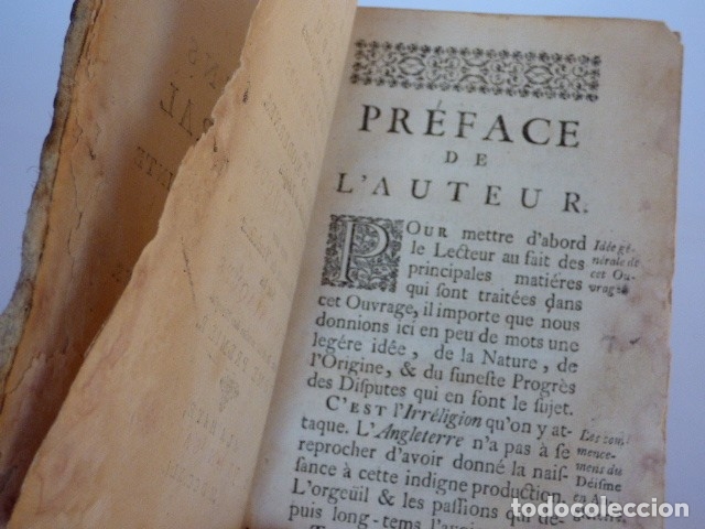 Le Sens Litteral De Lecriture Sainte Tomo I La Haye Jean Gallois 1741 - 