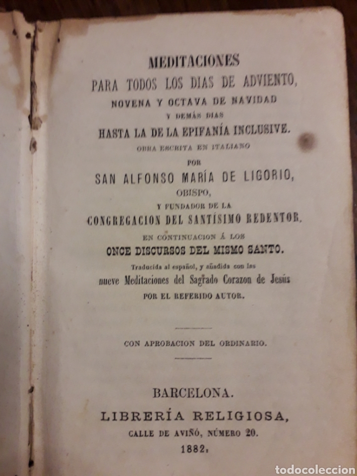 Libros antiguos: MEDITACI&Oacute;NES - Foto 2