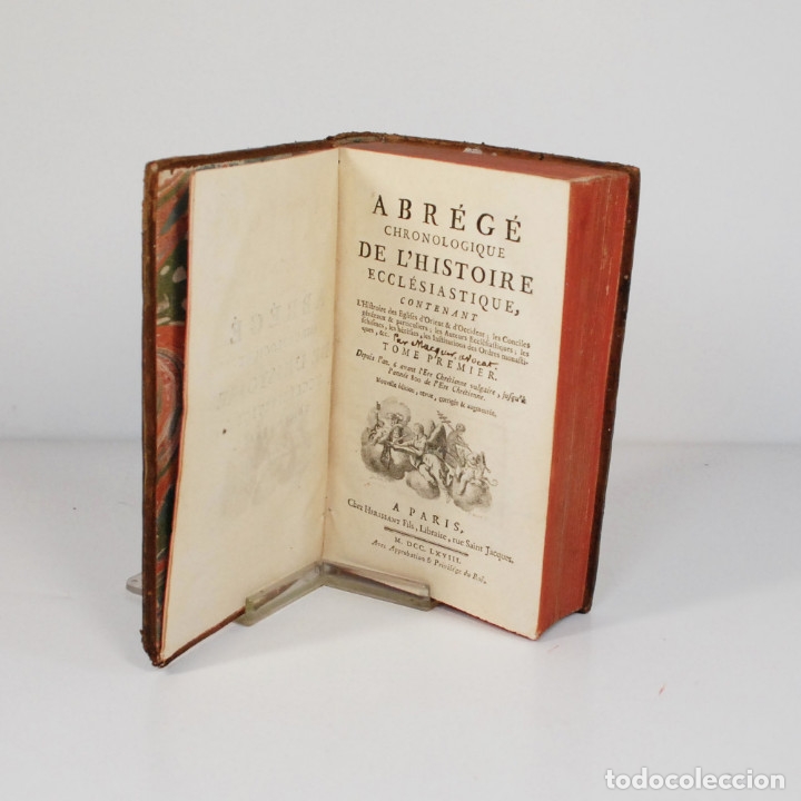 Libros antiguos: CHRONOLOGIQUE DE LHISTOIRE ECCLESIASTIQUE. - MACQUER, Philippe - Foto 4