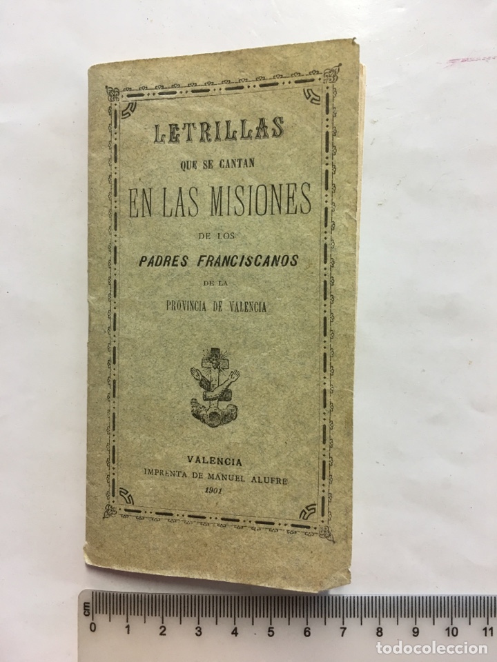Antiquarische B&uuml;cher: LETRILLAS QUE SE CANTAN EN LAS MISIONES DE LOS PADRES FRANCISCANOS. VALENCIA, 1901.