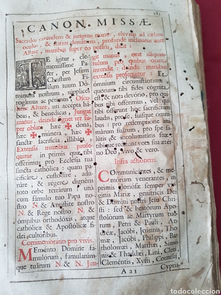 Libros antiguos: Misal antiguo - Foto 11