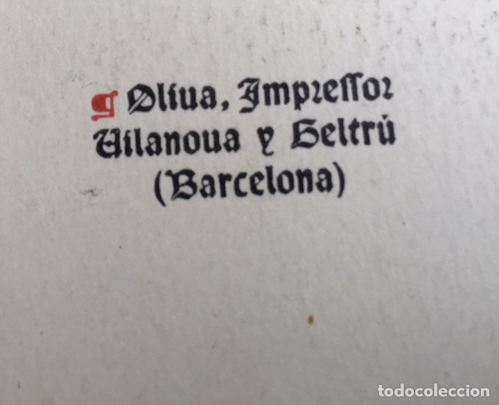 Libros antiguos: Eximplis e miracles Sent Benet - Impresor Oliva - 1910 - Foto 4