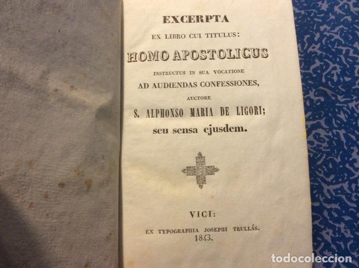 Libros antiguos: Homo apostolicus. 1843 - Foto 1