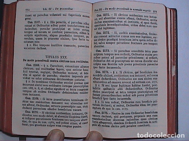 Libros antiguos: CODEX IURIS CANONICI.1939. TYPIS POLYGLOTTIS VATICANIS. - Foto 3