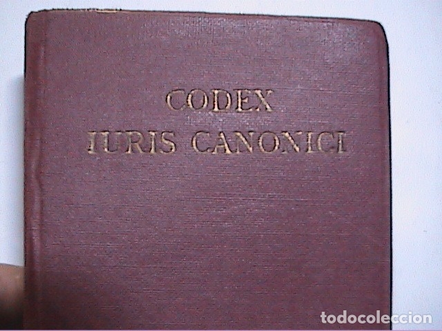 Libros antiguos: CODEX IURIS CANONICI.1939. TYPIS POLYGLOTTIS VATICANIS. - Foto 4