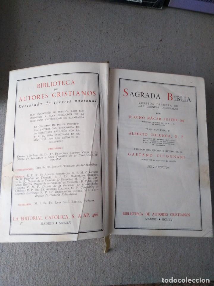 Libros antiguos: Biblia. & - Foto 2
