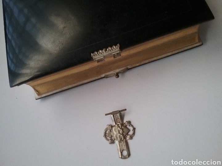 Libros antiguos: Devocionario antiguo 1865 con caja. - Foto 5