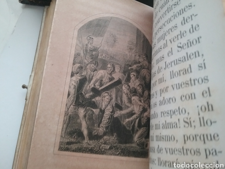 Libros antiguos: Devocionario antiguo 1865 con caja. - Foto 8