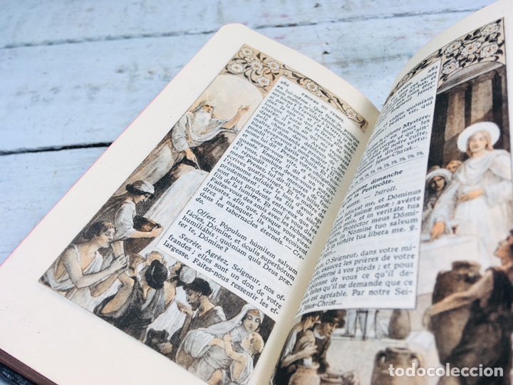 Libros antiguos: BONITO MISSEL SANTA ESCRITURA 1932 CON ESCENAS LIBRO RELIGIOSO MISAL EUCARIST&Iacute;A CON DIBUJOS