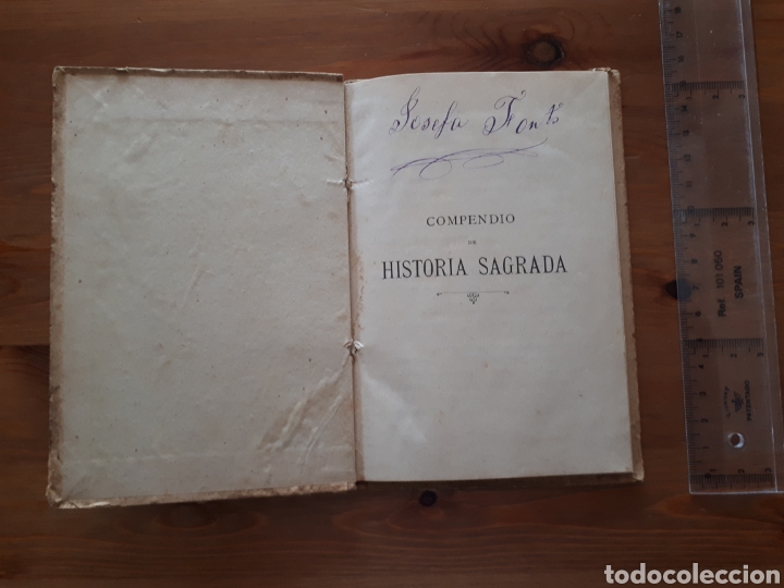 Libros antiguos: Compendio de Historia Sagrada, 1897 - Foto 2