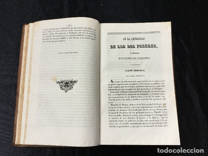 Libros antiguos: De la autoridad de los dos poderes. - Foto 5