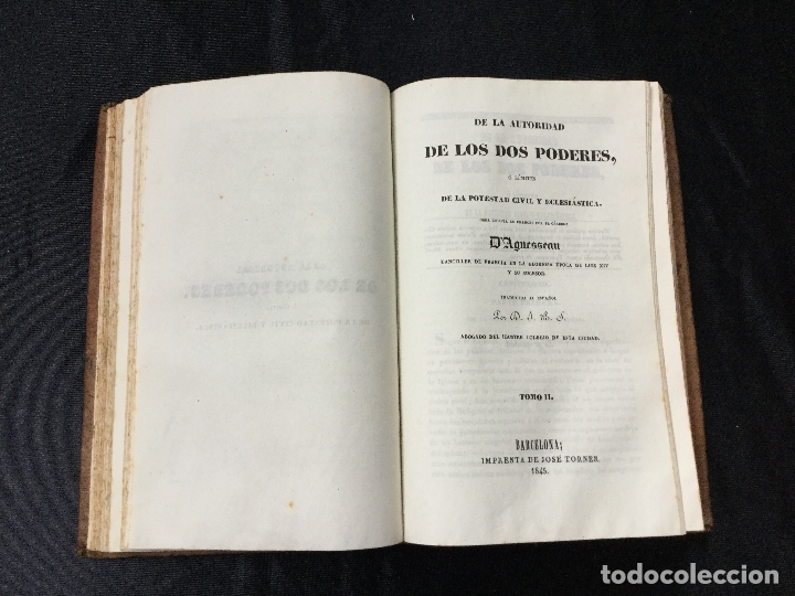 Libros antiguos: De la autoridad de los dos poderes. - Foto 6