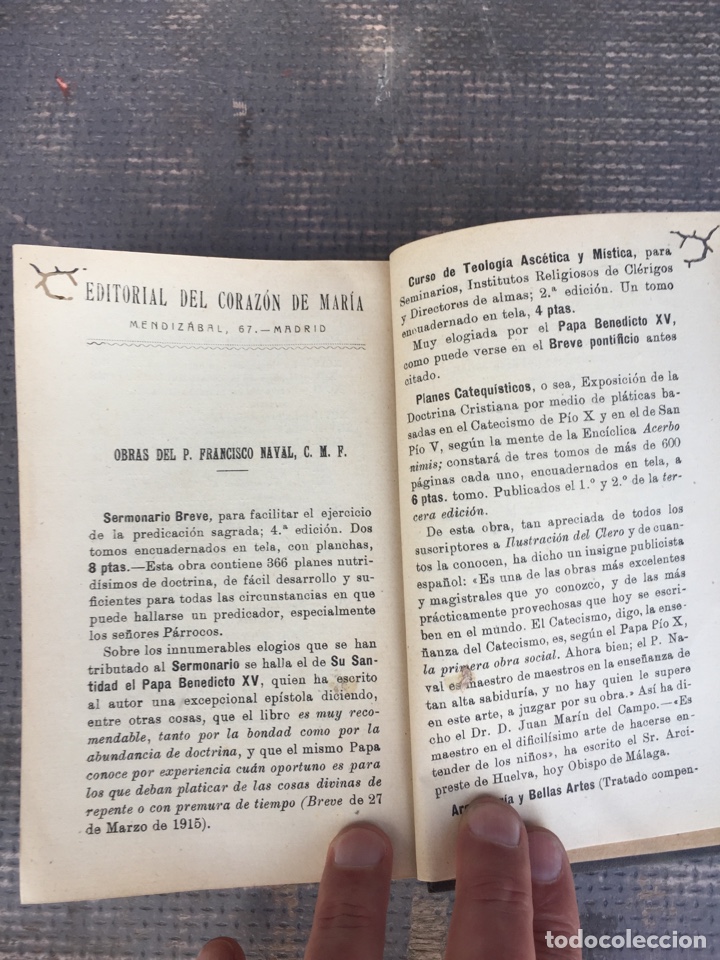 Libros antiguos: Planes catequ&iacute;stico Francisco Naval - Foto 4