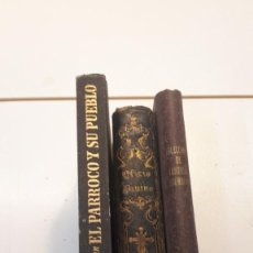 Livres anciens: LOTE TRES LIBROS LITURGIA. Lote 168785612