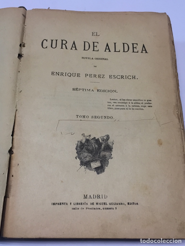 Libros antiguos: El cura de aldea - Foto 1