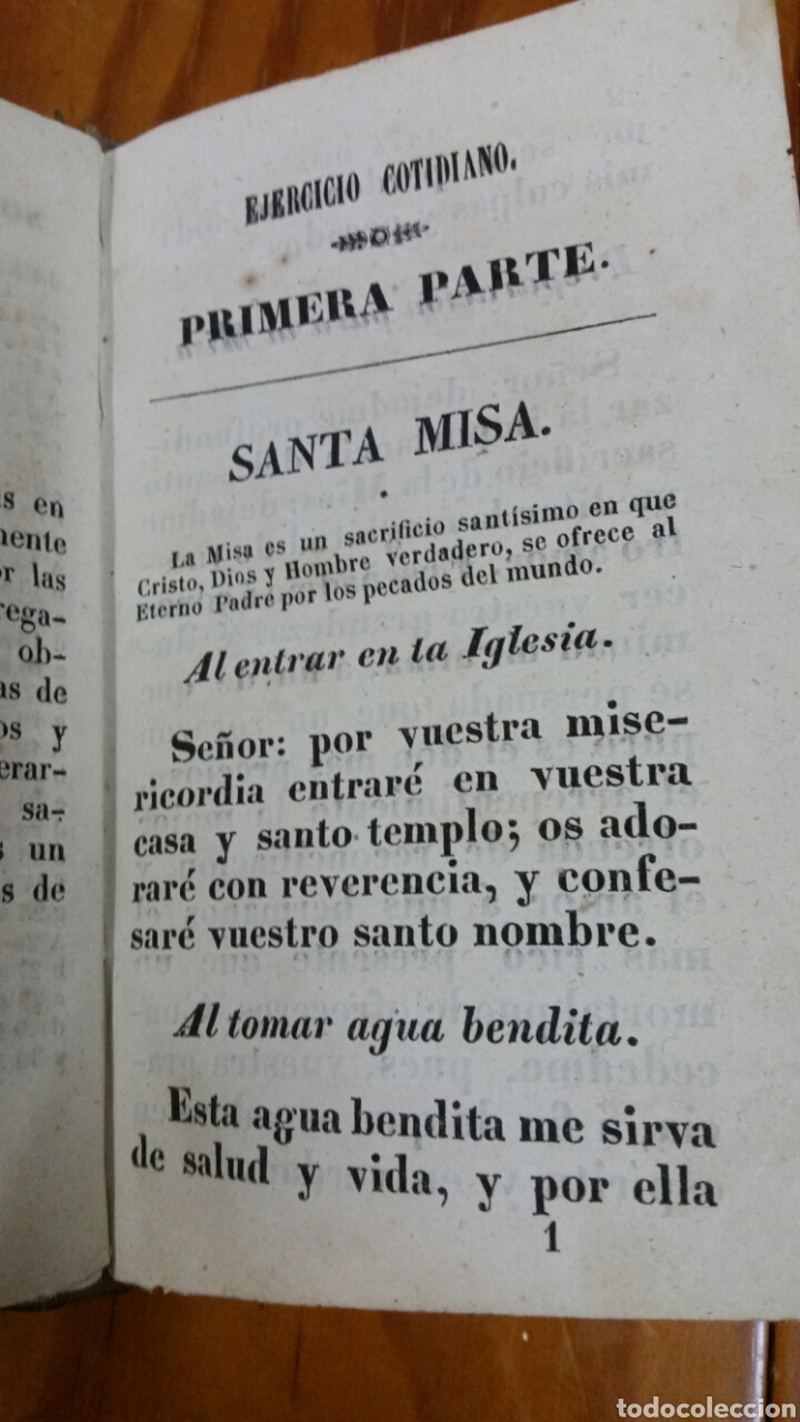 Libros antiguos: EJERCICIO COTIDIANO - Foto 1